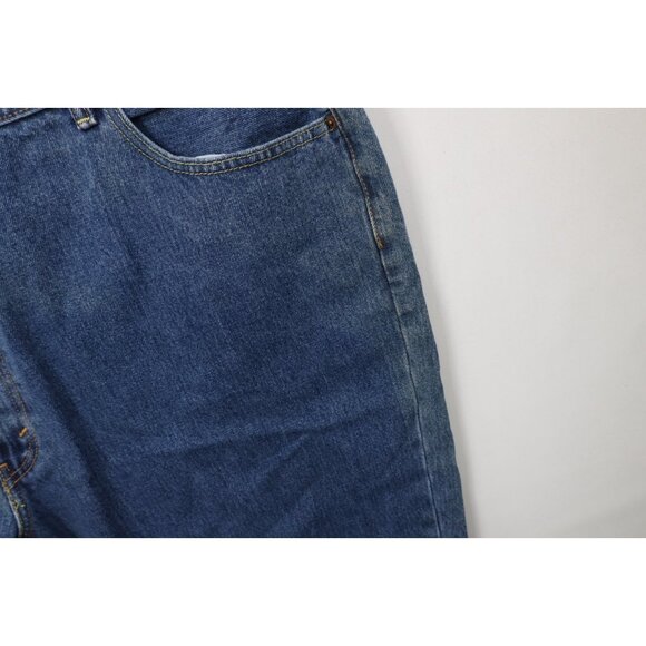 Deadstock Vintage Y2K Levis 550 Mens 52x29 Relaxed Fit Straight Leg Denim Jeans - Picture 7 of 16